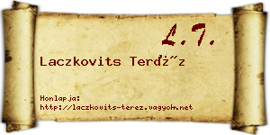 Laczkovits Teréz névjegykártya